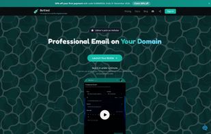 Point a domain you already own at Bottled and get working email on it