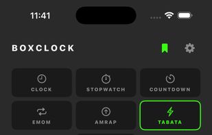 Setup screen