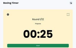 Boxing Timer screenshot 1