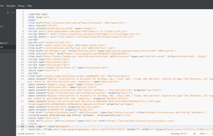 Brackets screenshot 1
