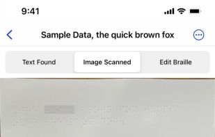 Braille Scanner screenshot 1