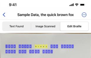 Braille Scanner screenshot 2