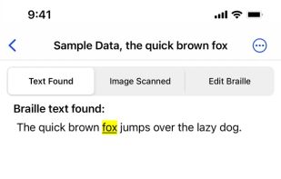Braille Scanner screenshot 3