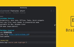 Braindump screenshot 1