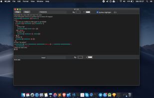 Brainfuck IDE screenshot 2