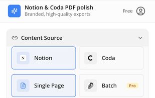 Branded Notion & Coda PDF exports screenshot 1
