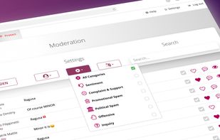 Filter options on BrandFort
