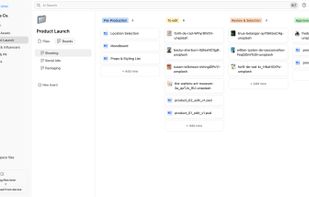 Kanban project boards attached to files