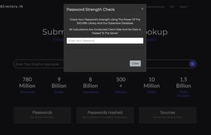 Find out how strong your password is and how long it would take to hack.