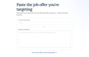 Resume tailoring