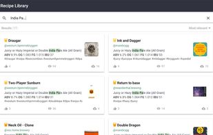 Discover and brew quality recipes added by the Brewfather community.