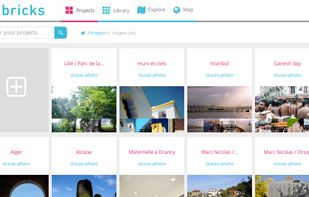 Organize your inspirations on a project per projet basis.