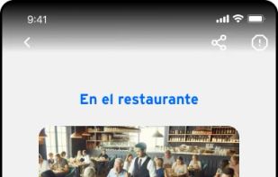 Learn by completing missions in the scenario you choose (at a restaurant, at the hotel, with friends, on public transport...)