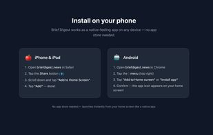 Brief Digest screenshot 2
