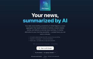 Brief Digest screenshot 1