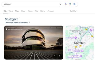 The Google Maps button is added back to search results. The map container is also clickable.