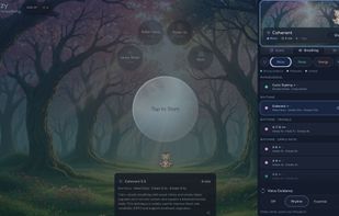 Save your favorite sessions, share them instantly, and adjust voice guidance with four levels - all in a beautiful dark mode.