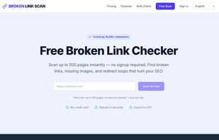Broken Link Scan screenshot 1