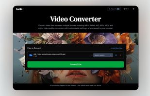 Video Converter with 50+ formats.