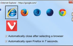 Browser Chooser 2 screenshot 1