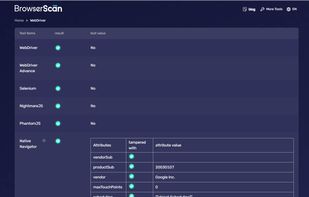 BrowserScan screenshot 3
