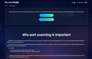 BrowserScan screenshot 2