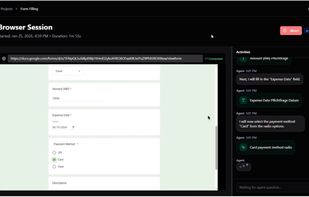 Google Form Filling with AI Agent