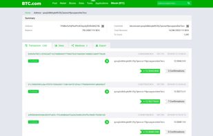 BTC.com - Bitcoin Explorer screenshot 1