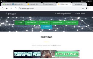 BTCGain screenshot 1