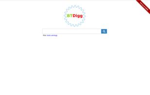 BTDigg homepage