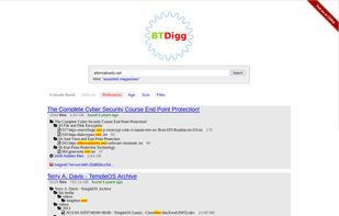 Search results page.