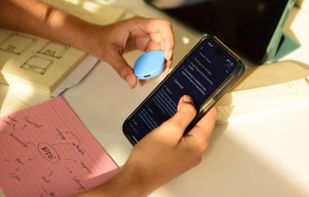 Buddi on mobile app and physical device