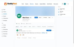 Member profiles
Rich profiles with custom fields and verified badges.