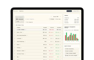 Budgeting Section - Desktop