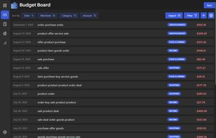 Budget Board screenshot 1