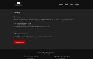 Bugdet Zen screenshot 2