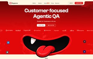 Homepage Of Bugasura