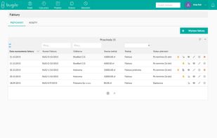 Together with Bugilo you receive a way of issuing invoices to your customers. The system generates documents automatically on the basis of customer data