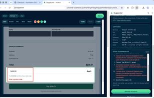 annotating the marked screenshot