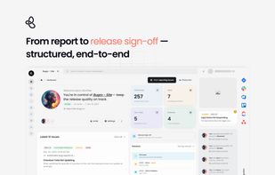 From bug report to release sign-off