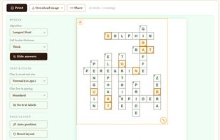 Edit View. All elements can be resized, dragged and rotated among other features.