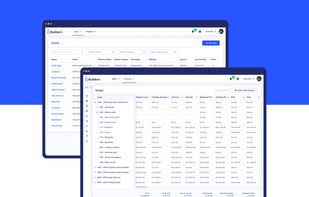 Buildern Construction Project Management Platform: budget creation