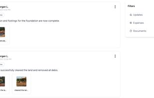 Organize all your project info in one spot. Use AI-powered tags and detect expenses within your notes.