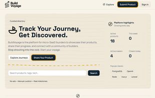 BuildVoyage screenshot 1