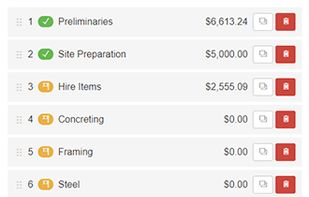 Buildxact screenshot 1