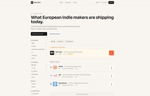 Launching page