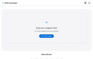 Bulk Crop Images screenshot 1