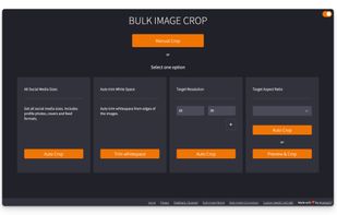 Select crop options.