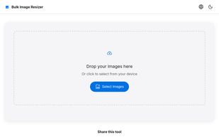 Bulk Image Resizer screenshot 1