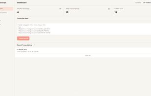 Bulk Transcript screenshot 3